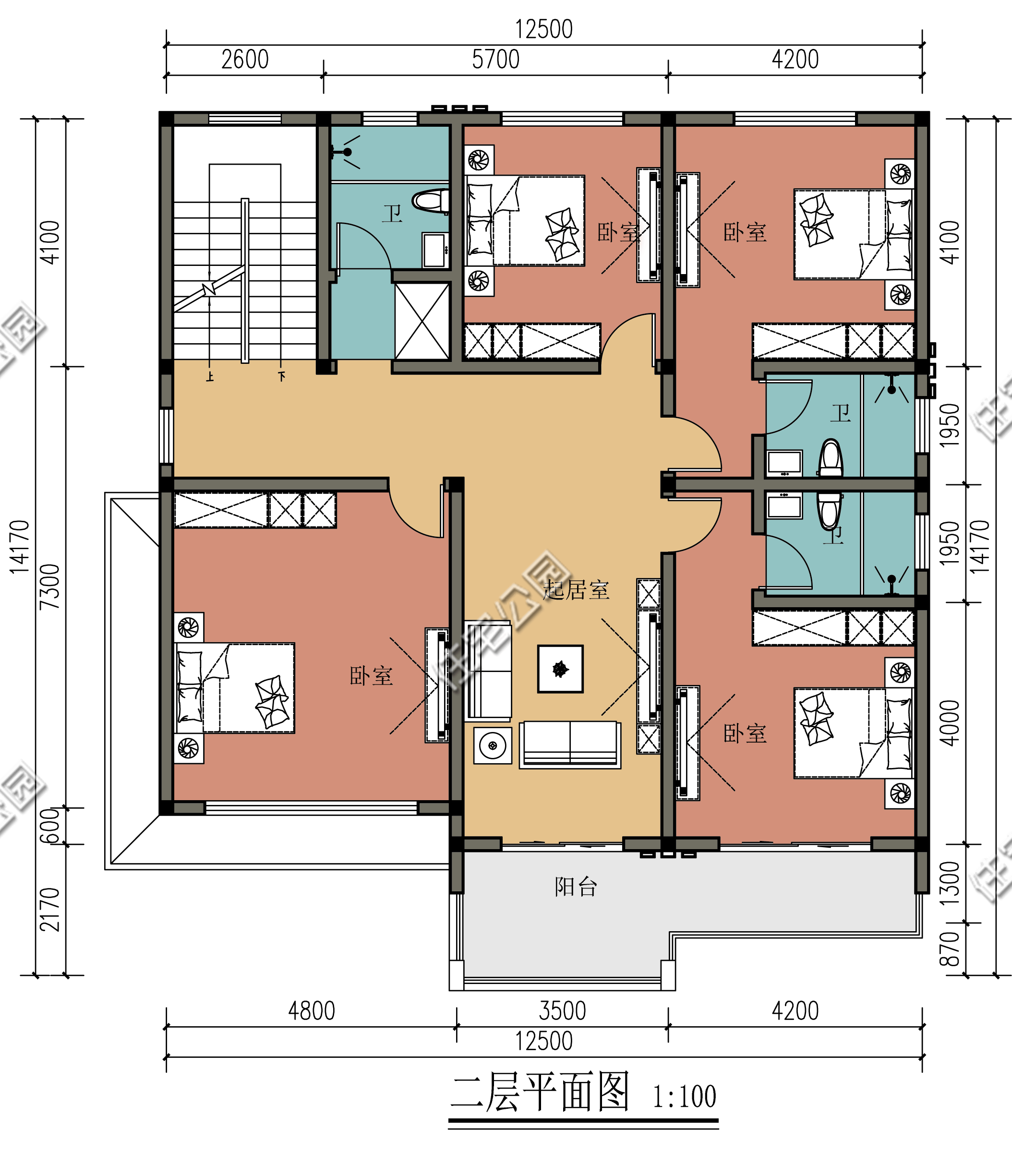 原创分享10套带落地窗的别墅图农村房子这么建谁还稀罕去城里