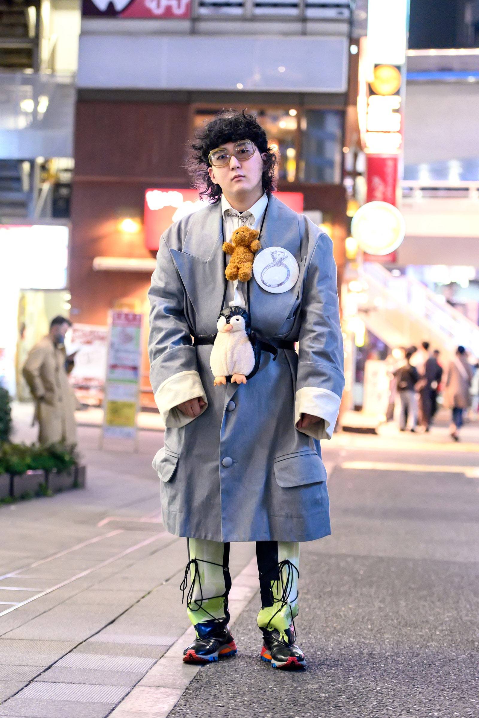 东京时装周街拍疯子和天才只在一线之间