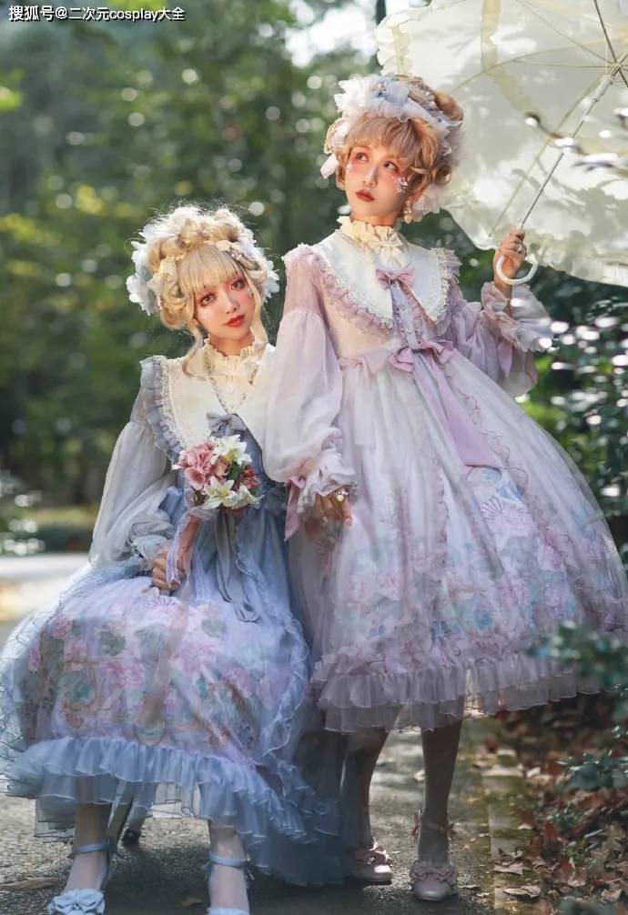 粉与蓝lolita,精致温柔的温馨时光,越看越有吸引力