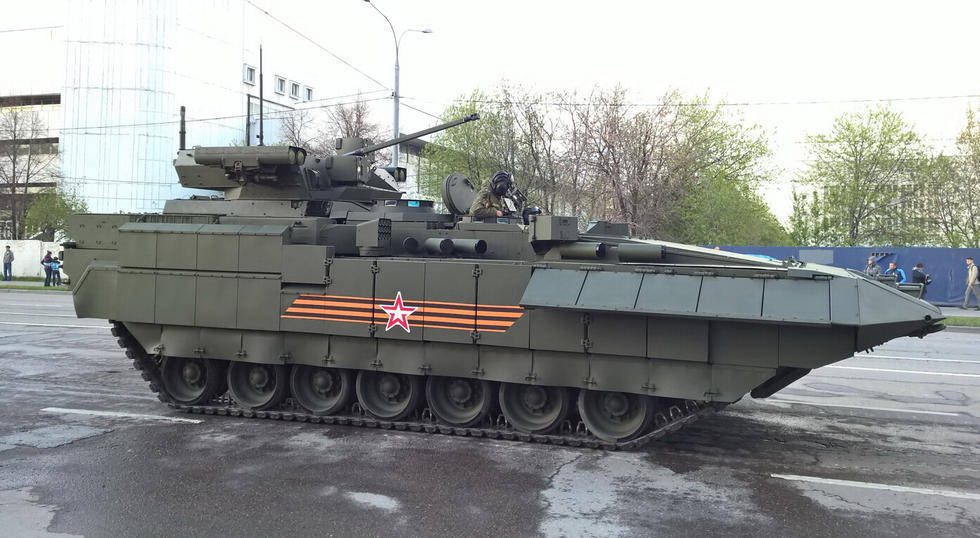 造型科幻,一款全新的重型步兵战车,俄t