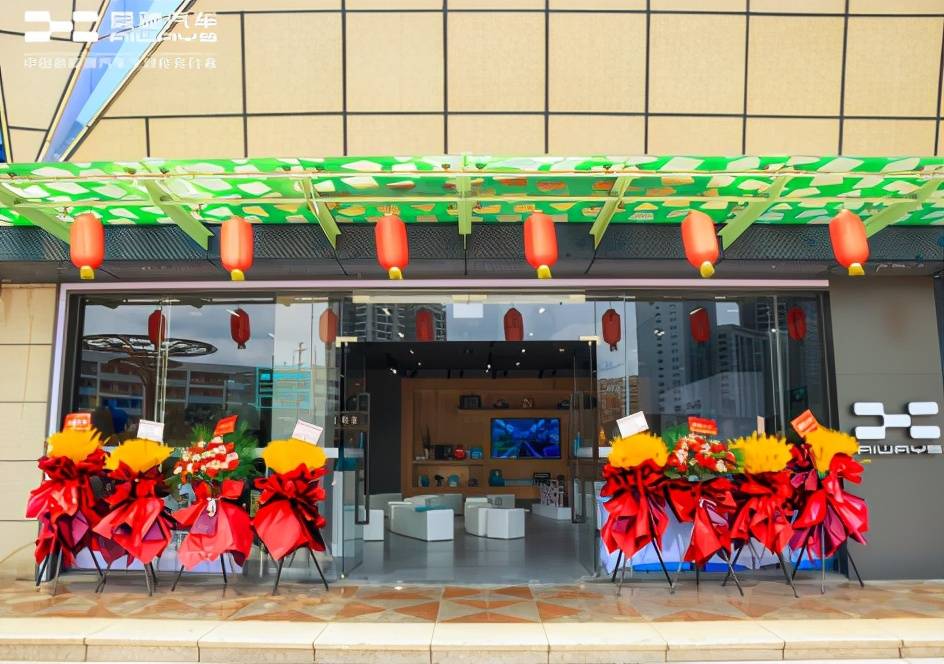 吹响进军海南市场冲锋号爱驰汽车海口宜欣城体验中心开业