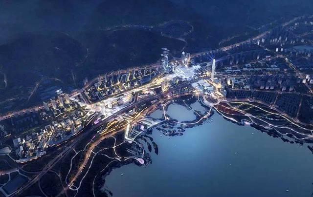 让我们先一睹为快备受关注的昆明西客站tod效果图长这样