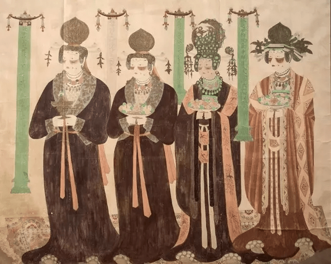 敦煌壁画里的供养人_画像
