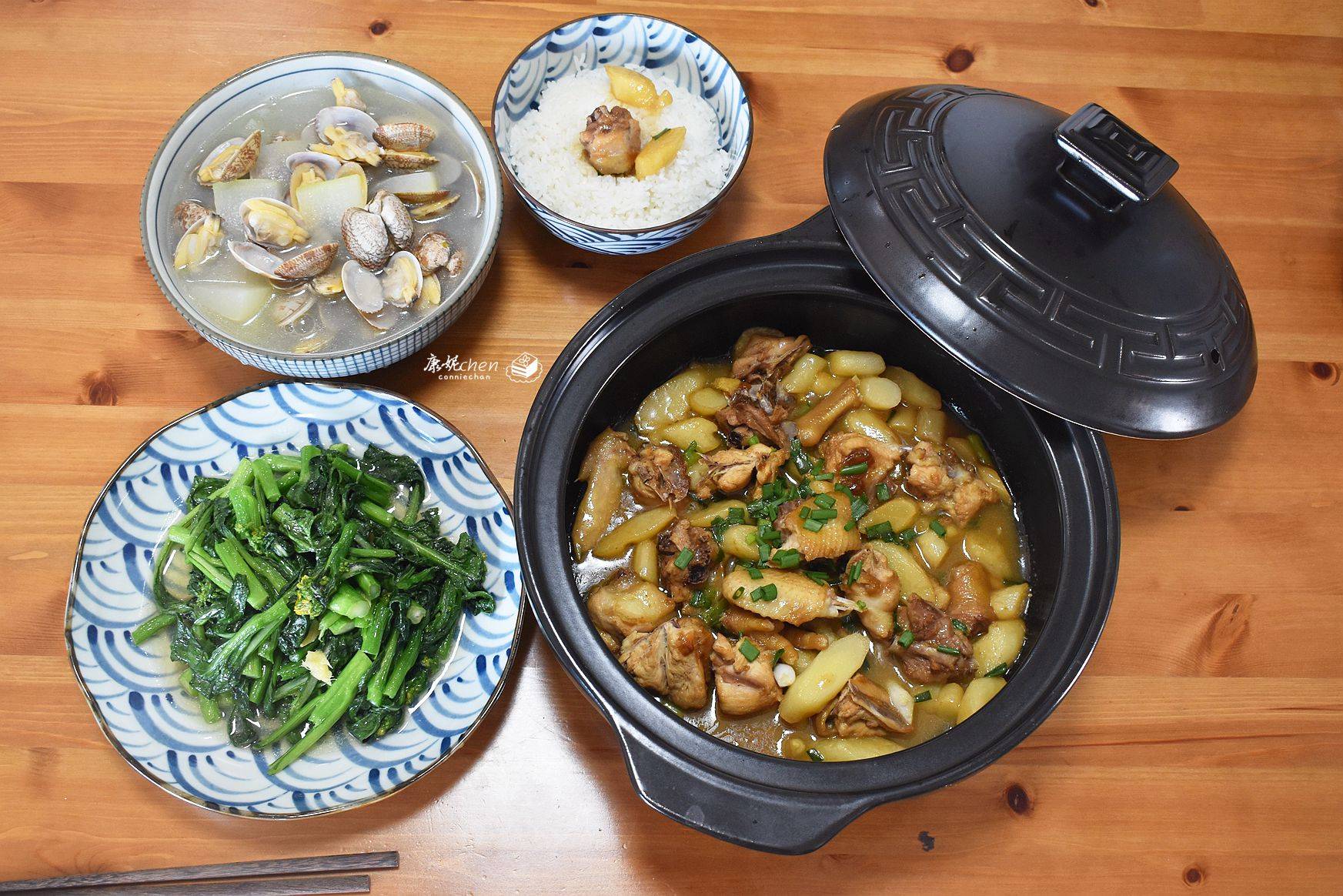 晒两口子6天午餐都是家常菜简单又营养分量适中不剩菜不浪费