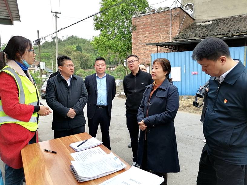 泸州市副市长马宗慧率队到泸县督导疫情防控森林防灭火工作