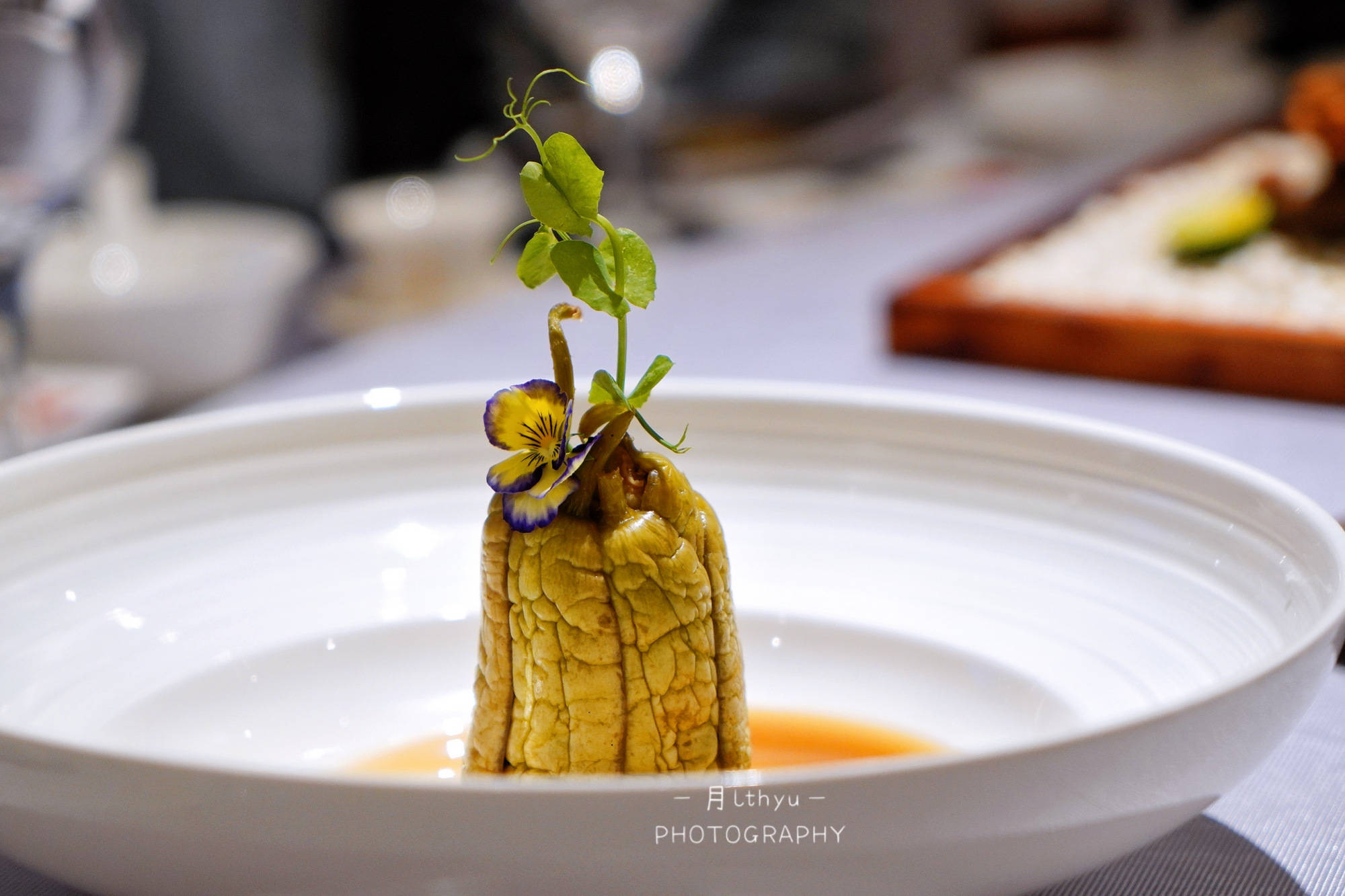 凉菜四小碟,四种造型,除了常见的樱桃鹅肝外.