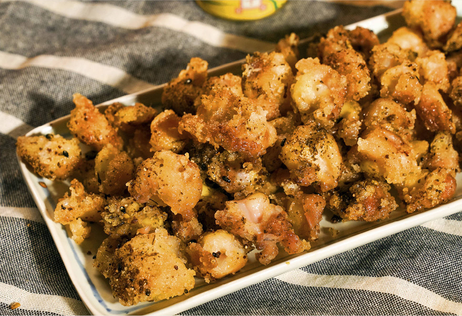 椒盐这样搭配做又香又鲜简单几步就做好不错的下饭下酒菜