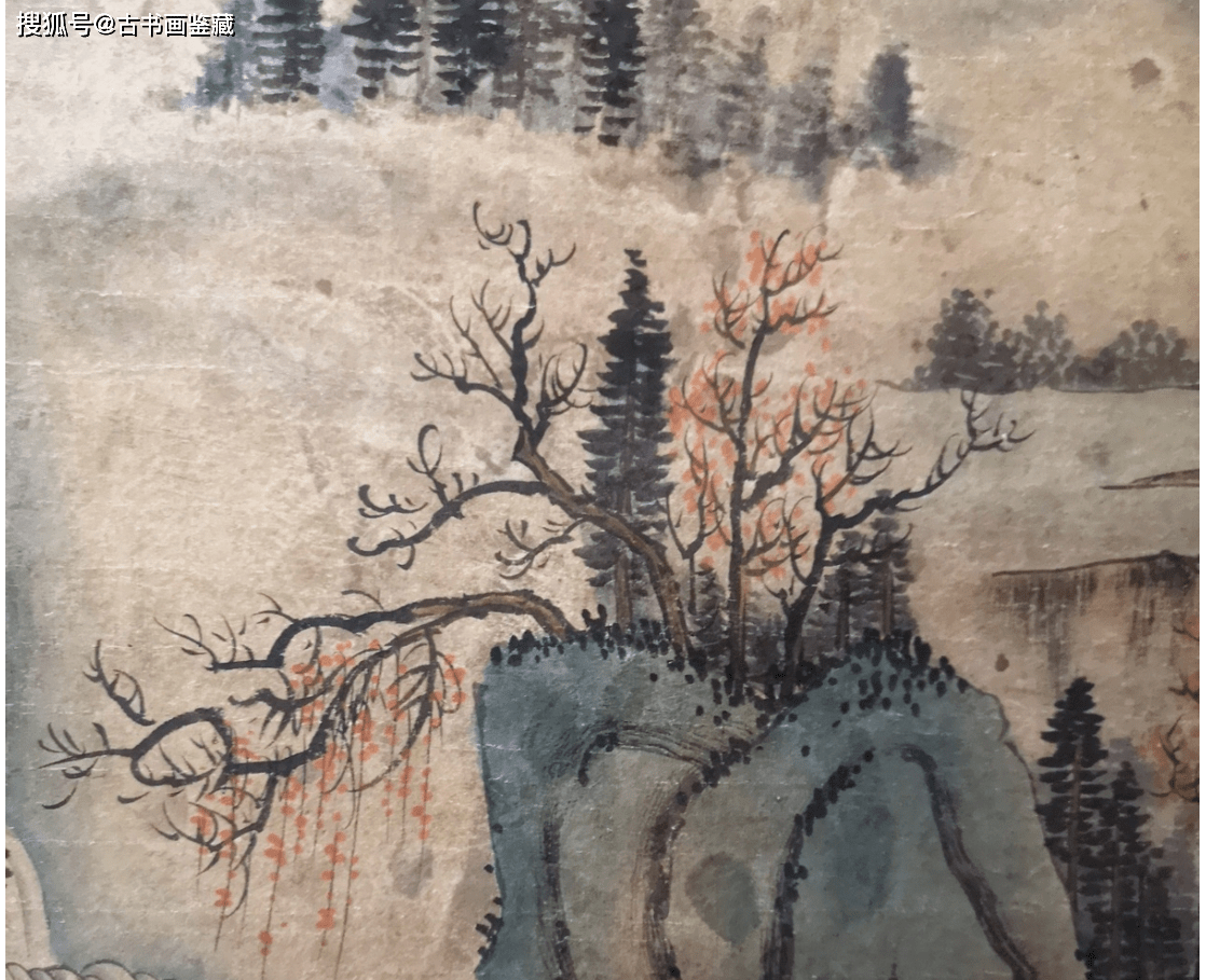 宋代赵伯骕碧野闲亭图中堂