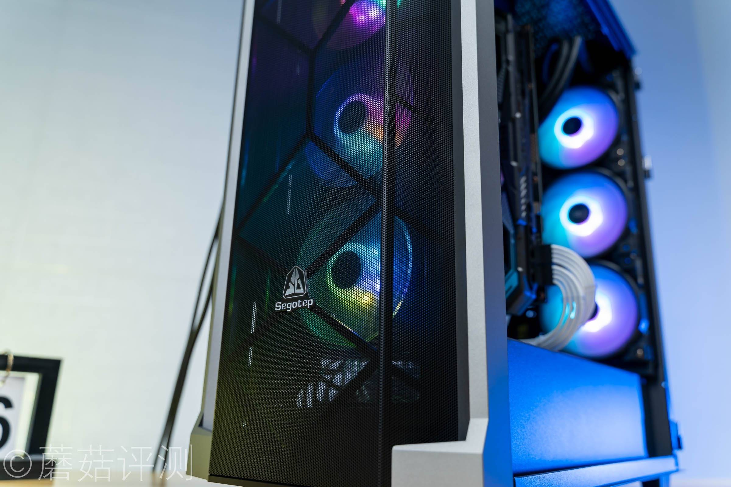 原创外观漂亮设计合理散热优秀鑫谷segotep开元t1黑色全塔大机箱评测