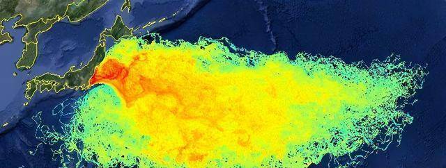 福岛核污水扩散图图片