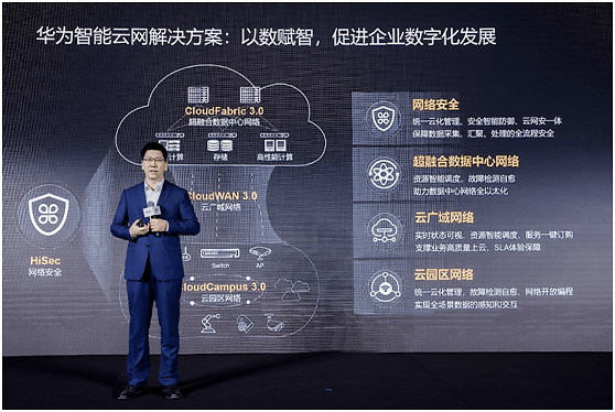 业务|华为赵志鹏：智能云网解决方案，加速全行业数字化发展