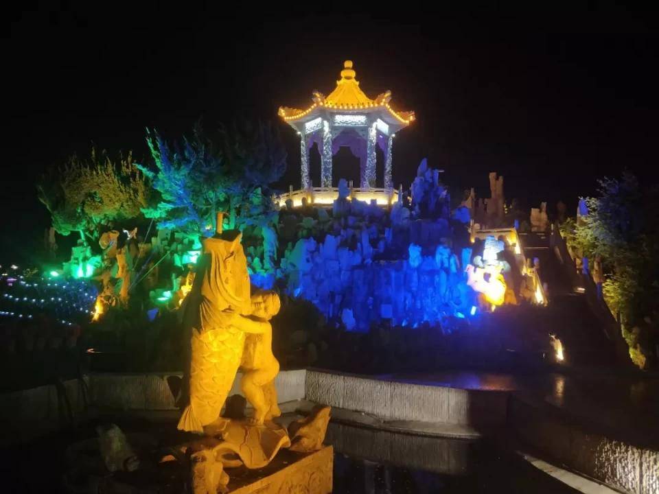 汴梁旅游包公祠里月夜美流光溢彩展华灯2021包祠夜游于4月15日开放