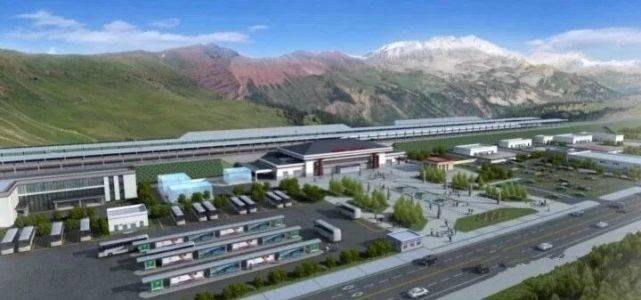 米林站效果图:林芝站效果图:目前在建的川藏铁路线为雅安至拉萨段