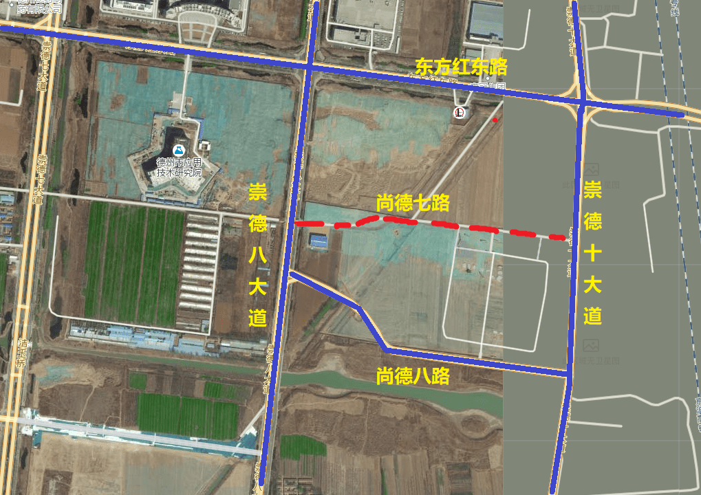 德州崇德12大道示意图图片