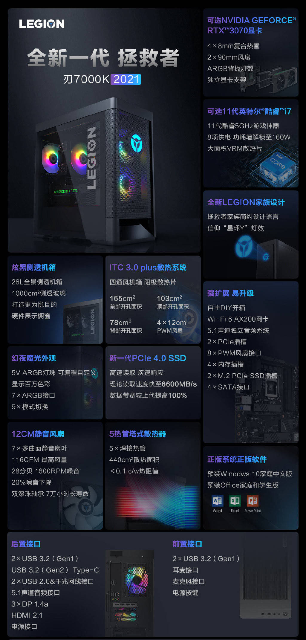 内存|8499元起，联想拯救者2021款刃系列游戏台式机发布