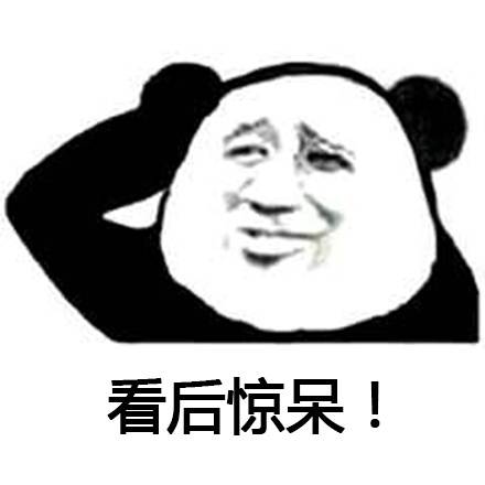 网红震惊熊猫头表情包图片