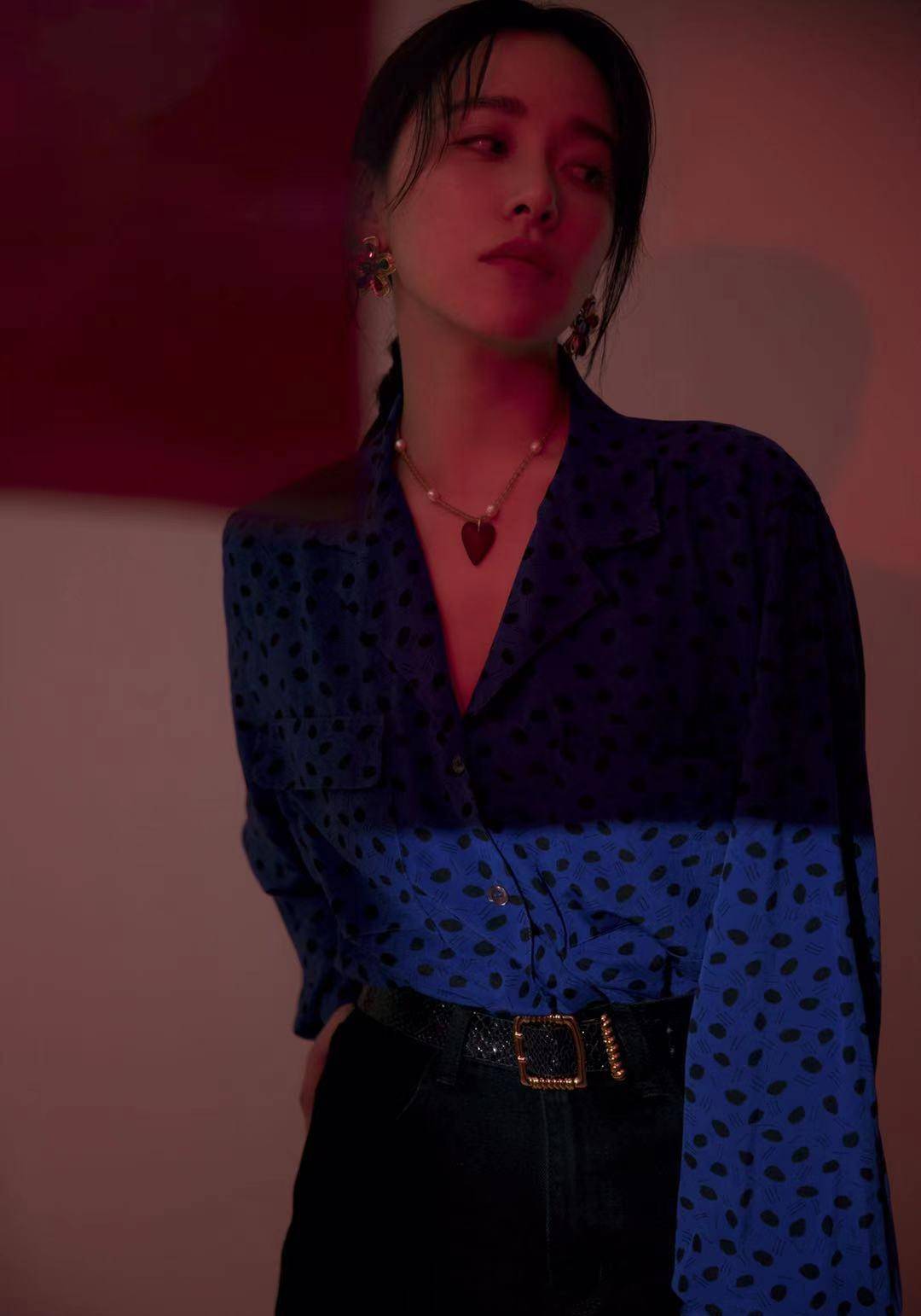 逛街约会学清子穿蓝色，看起来超精致，你学会了吗？