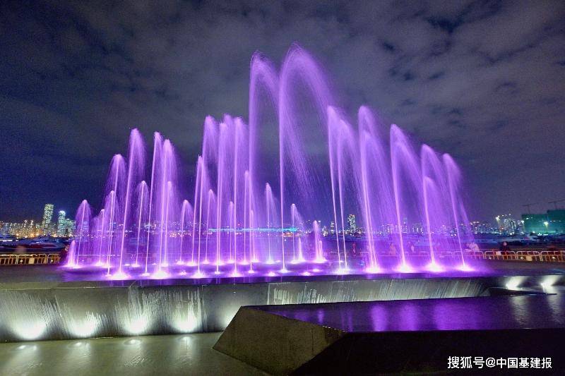 观塘海滨音乐喷泉明日启用，香港市民再添休闲好去处