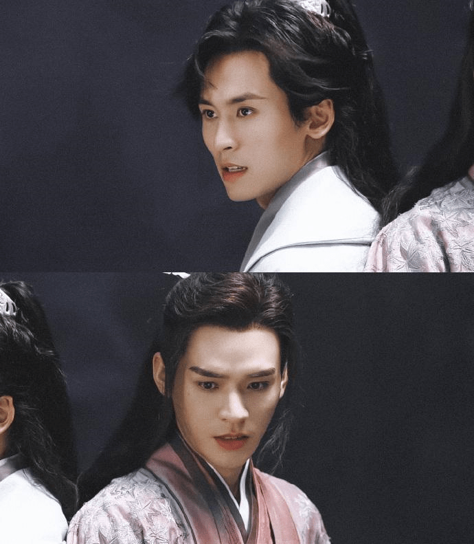 性转版张哲瀚撞脸王子文袁泉,颇有宣萱气质,贴上胡子像女生