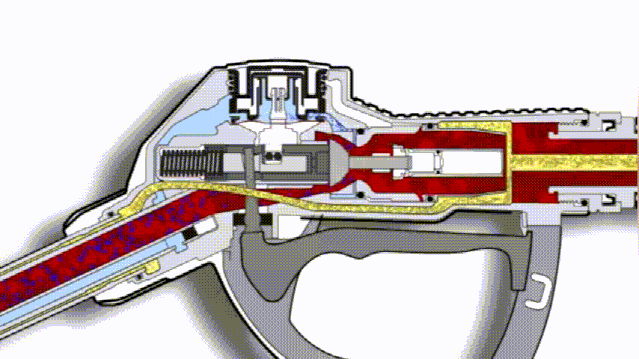 加油的时候为啥工作人员会将油枪一紧一松