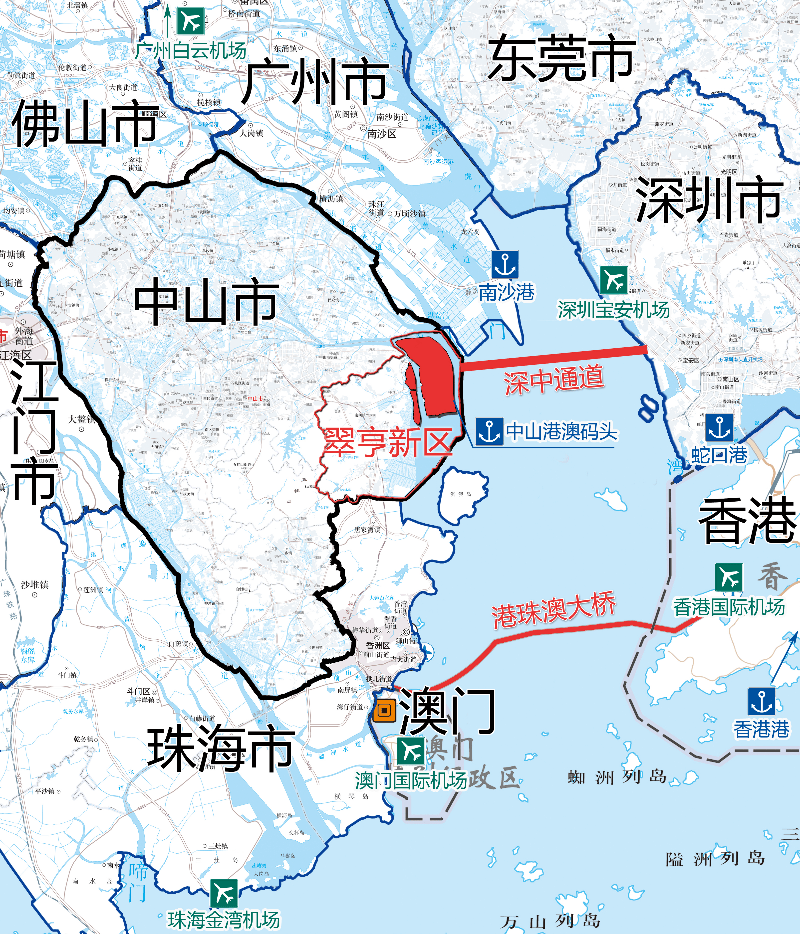 深中通道中山出口位置介绍剖析