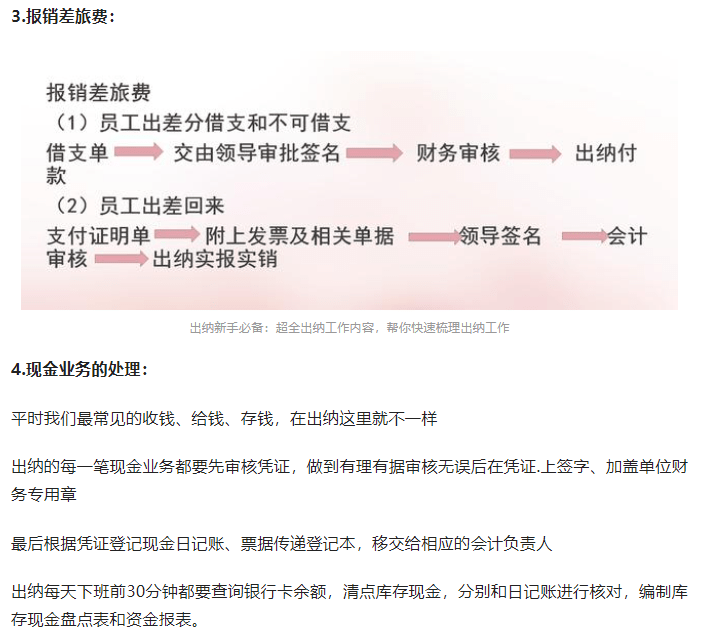 出纳工作内容详解