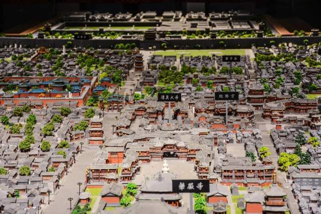 大同古城沙盘.图源:图虫创意