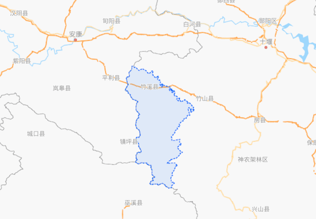 竹溪县地图全图高清版图片