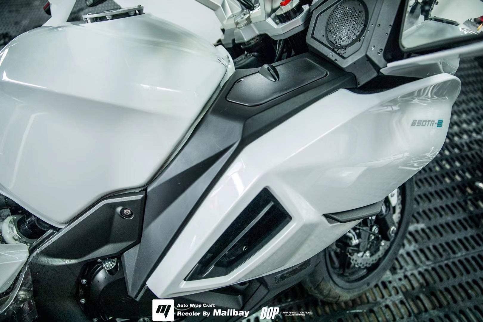 超帅的摩托车就是国宾650trg