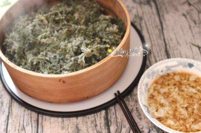 原创春天这野菜不能错过,蒸一蒸就上桌,好吃健康营养高,老人要多吃