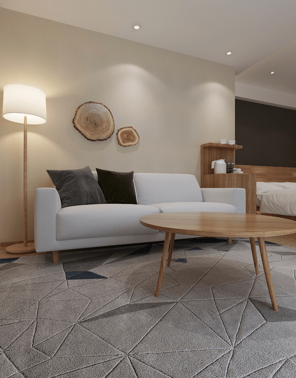 万种快快快装推出muji风格主题客房!为你带来全新的酒店居住体验_装修