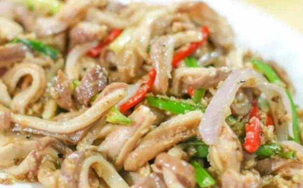 美食精选苦瓜炒肉电饼铛荷包蛋豆角炸酱鲜沙姜爆猪肚做法