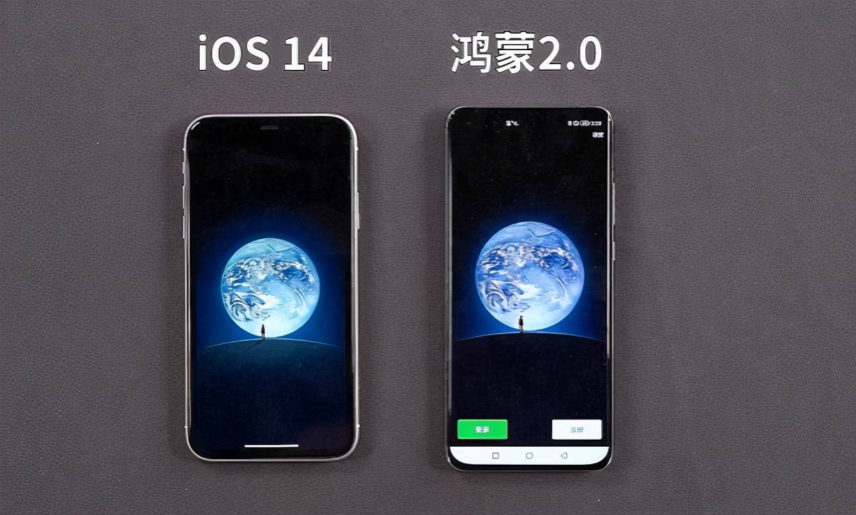 原創華為鴻蒙os對比蘋果ios14app啟動更快流暢度絲毫不遜色