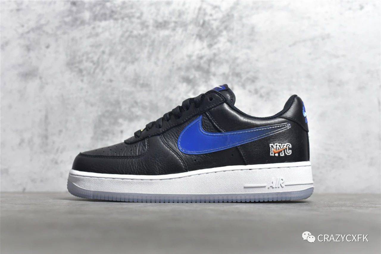 Nike Air Force 1 Low 耐克空军一号What The NYC 纽约限定黑蓝运动鞋