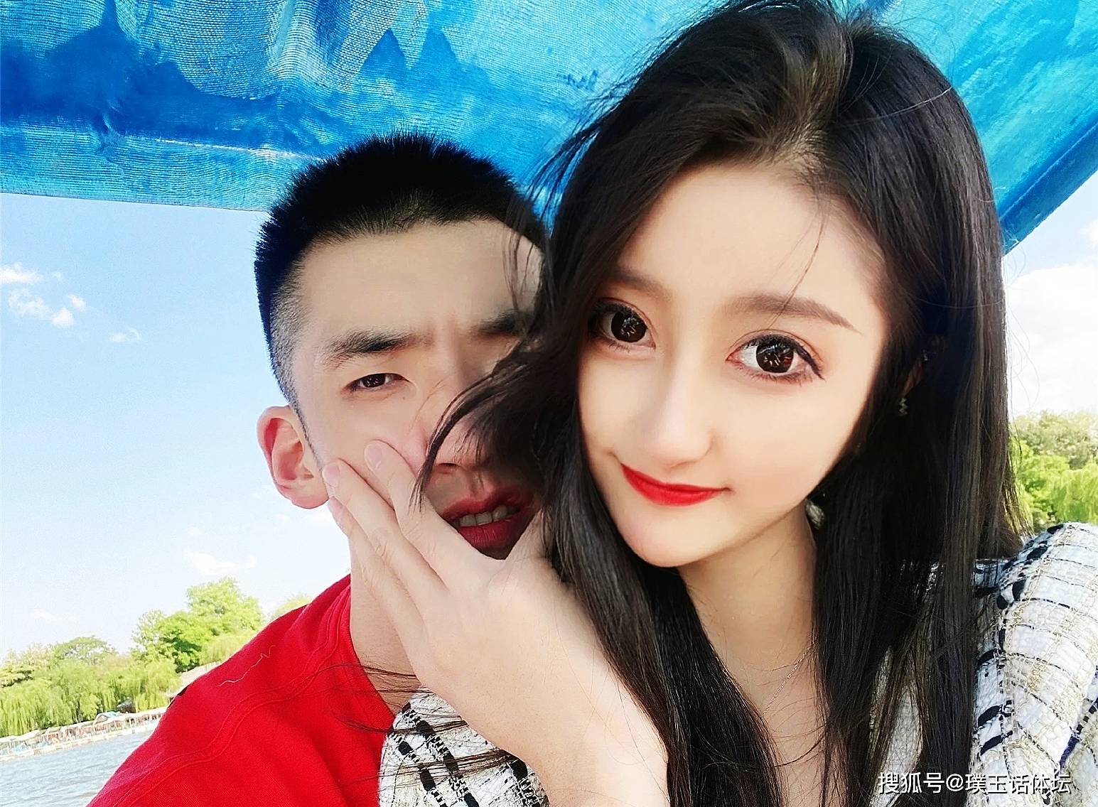 山东男篮陶汉林漂亮女友曝光, 外貌清纯甜美,长相酷似林志玲