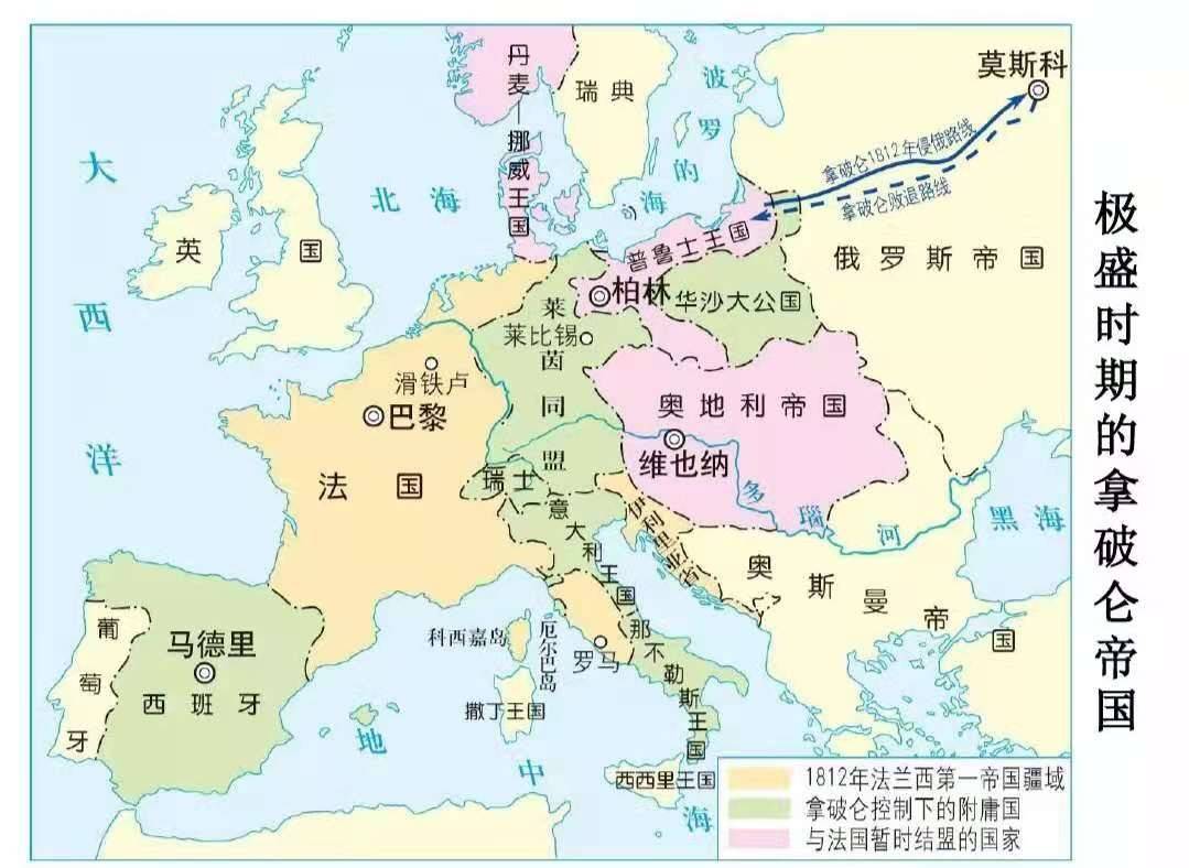 19世纪的欧洲地图图片
