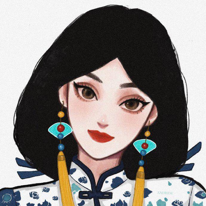 中国风的迪士尼公主,花木兰英气十足,艾莎女王变旗袍美人_造型