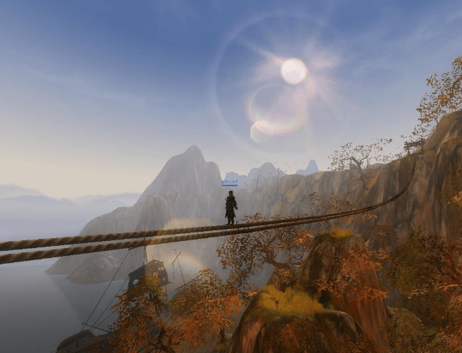 剑网三缘起服难忘南屏山索道每一帧场景都是壁纸