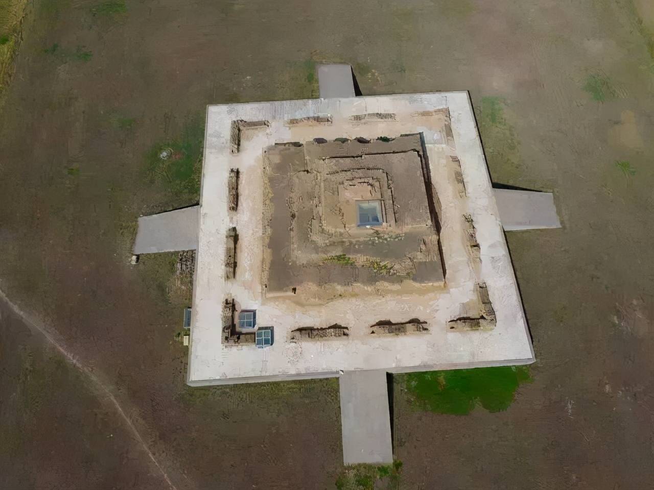 北魏-永宁寺塔遗址南北朝时期,曾经有几座非常重要的城市:南方的江陵