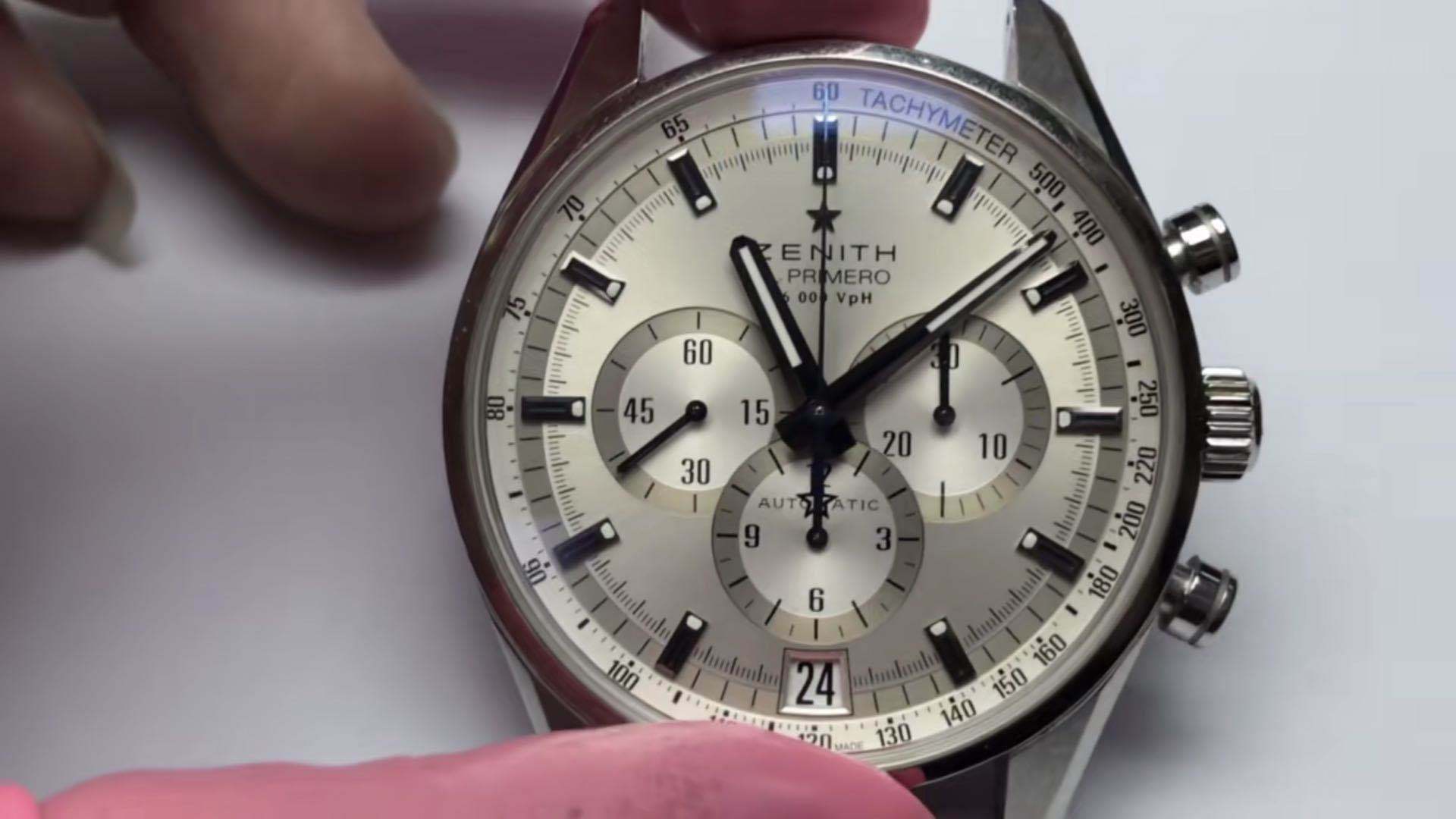 真力时手表保养维修全过程