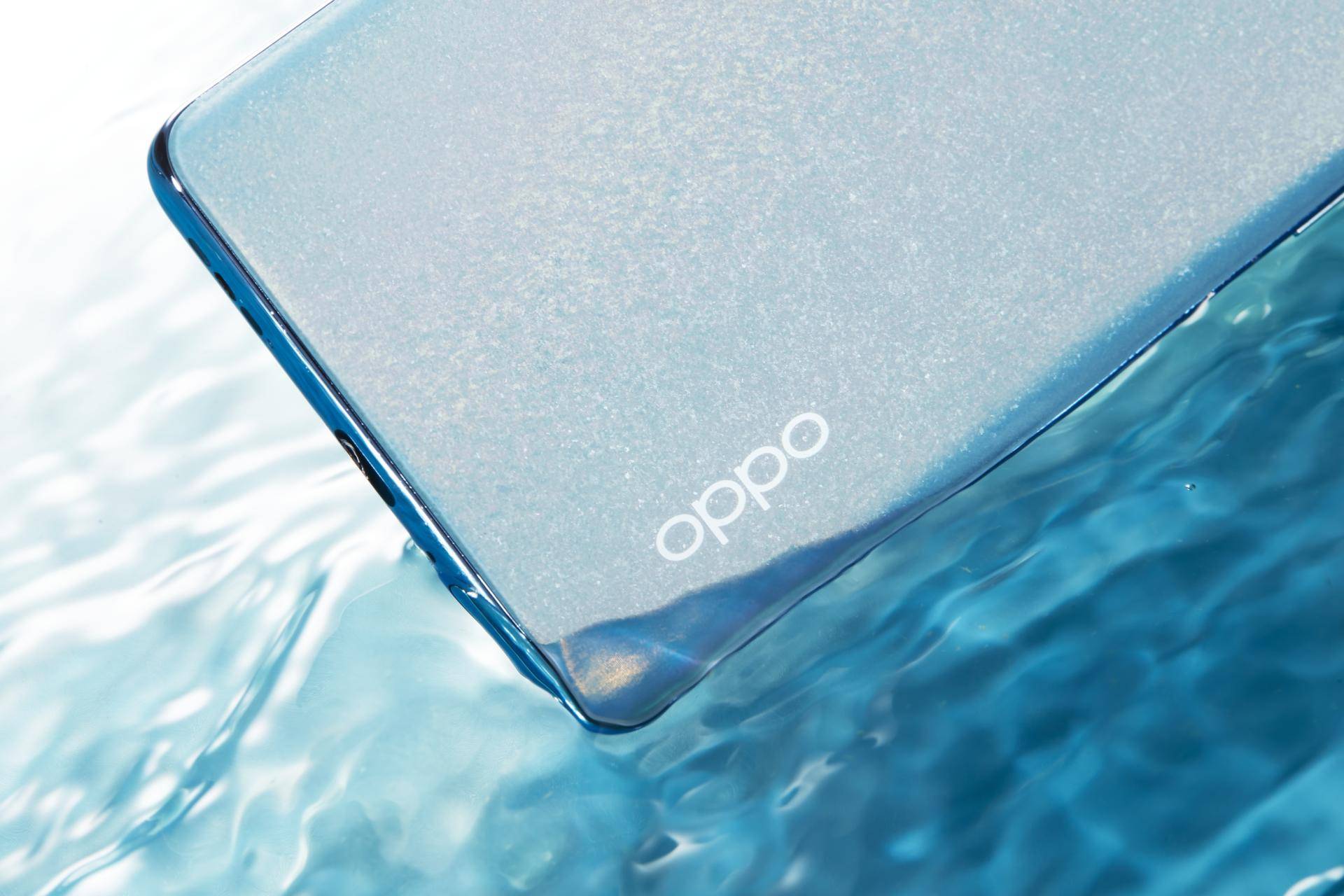 opporeno6pro夏日晴海晶钻30就像更适合炎热天气的清凉裸妆