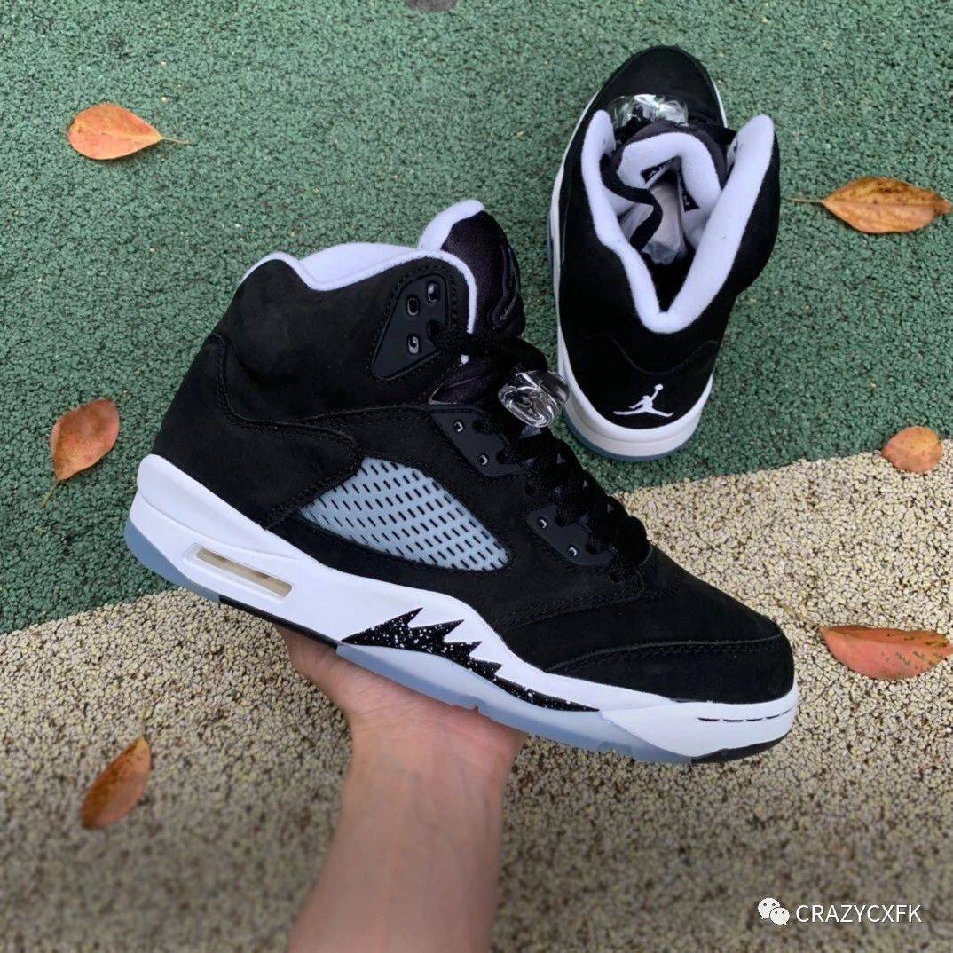 乔丹 air jordan 5 oreo aj5 黑白奥利奥泼墨篮球鞋评测