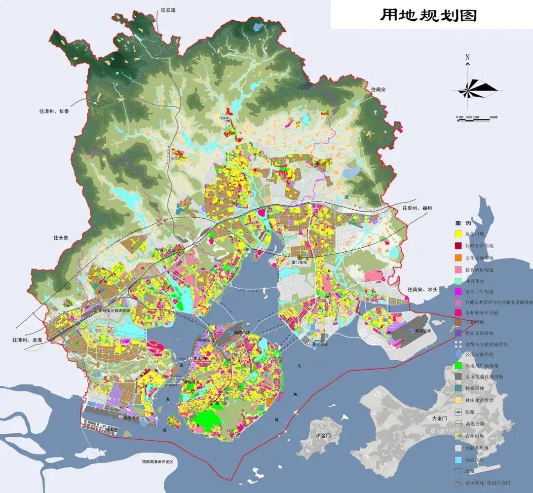 根據廈門城市發展規劃,項目所在的翔安東部市級中心與島內市級中心,共