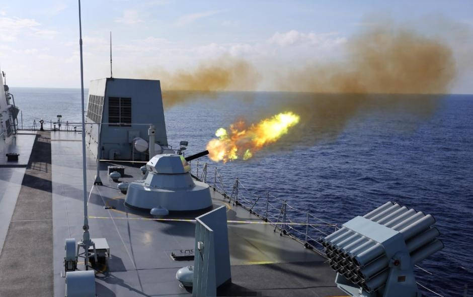 1130近防炮射速每分钟1万发为何射击炮口有火焰密集阵没有