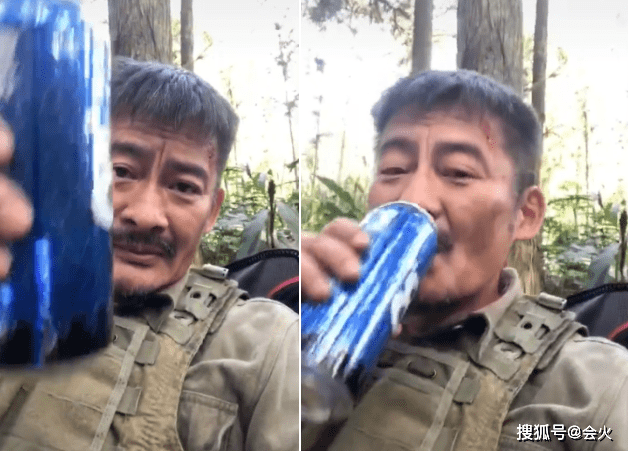 54岁景岗山深夜又醉酒！街头发酒疯毫无形象