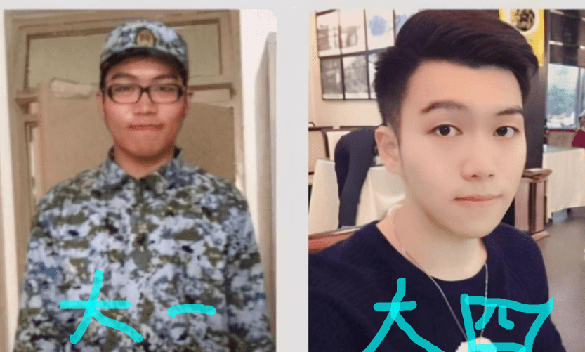 原创大学四年对比照走红多数学生变化堪比整容医学生让我哭笑不得
