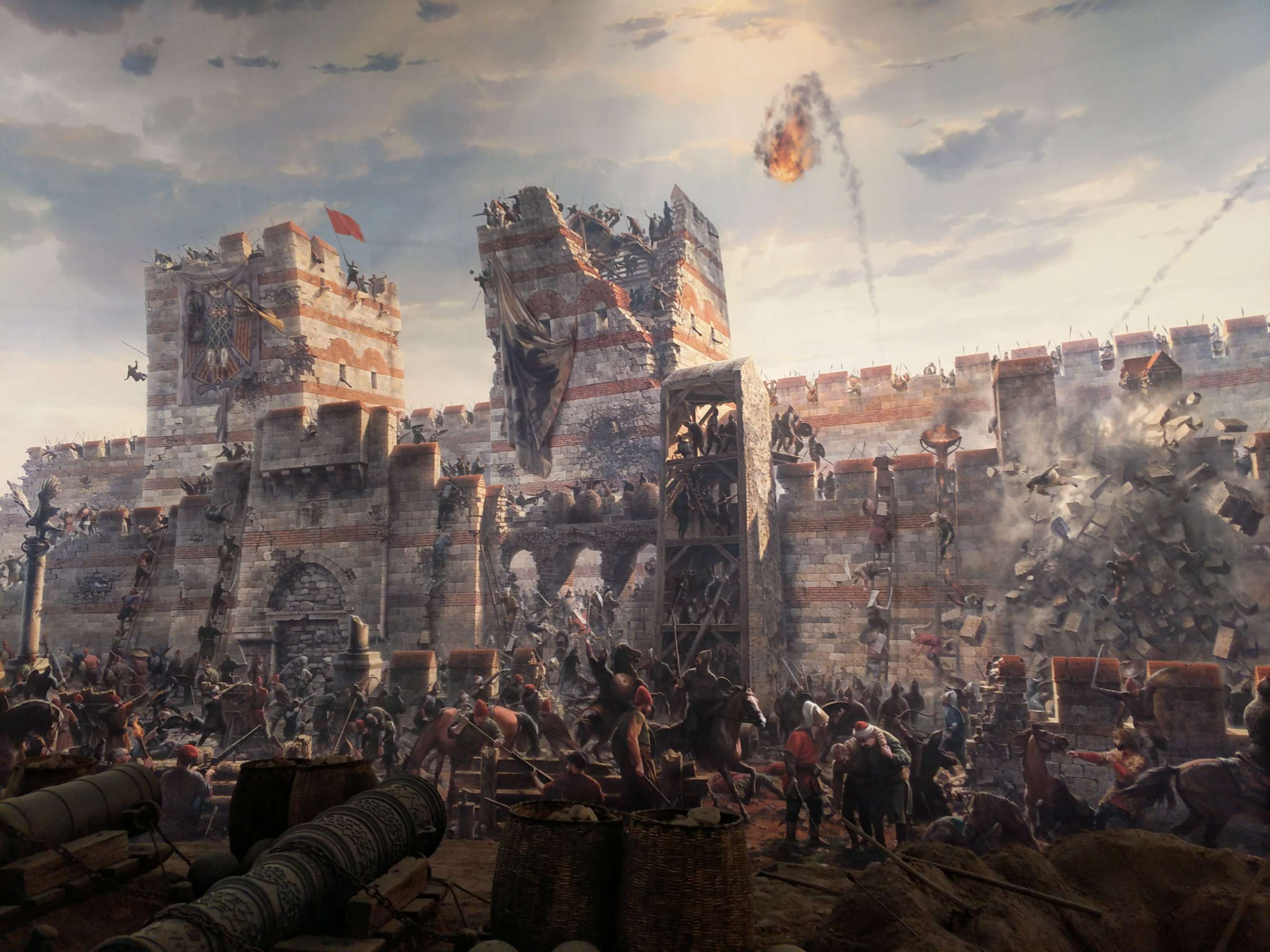 东罗马帝国都城君士坦丁堡堪称固若金汤为何却先后三次被攻破