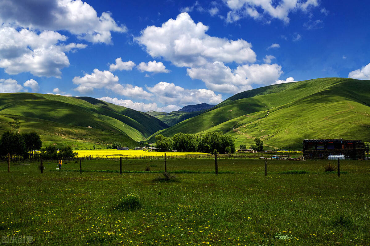 「八美草原」川西大地上的绿宝石