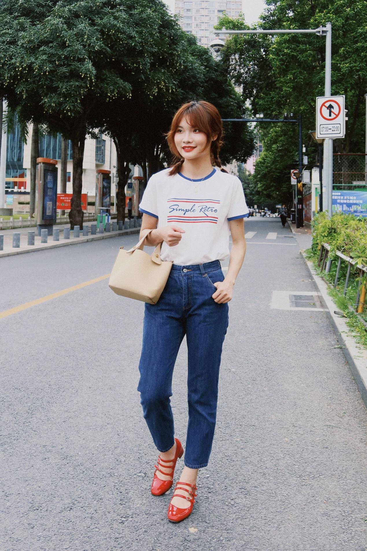 原创夏天不知道穿什么试试这些超简约的韩范套装好看又舒适