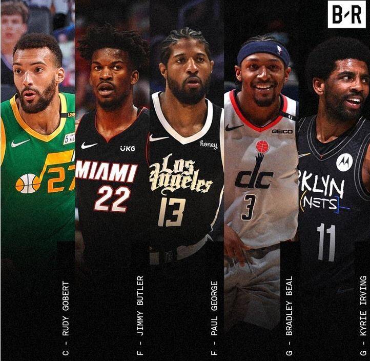 原创nba最佳阵容出炉库里最尴尬詹姆斯被偏爱篮网仅一个入选